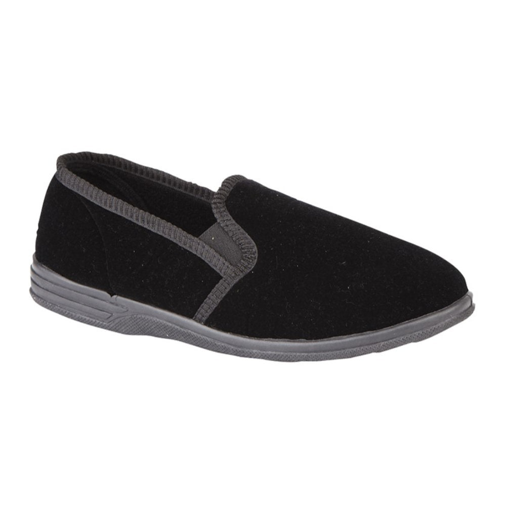 Zedzzz MS483A Ross Black Slippers