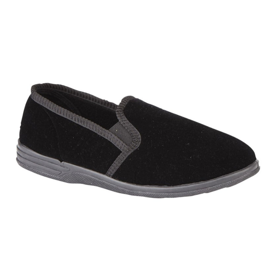 Zedzzz MS483A Ross Black Slippers