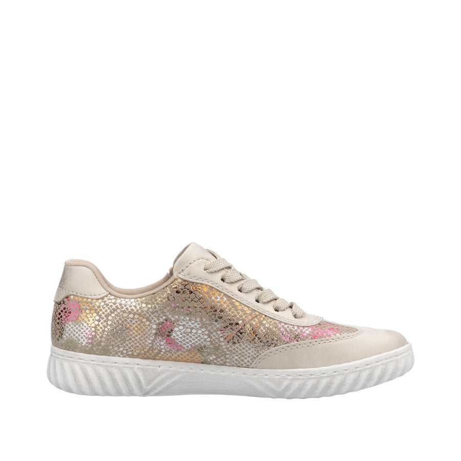 Rieker Edna N0902-90 Gold Shoes