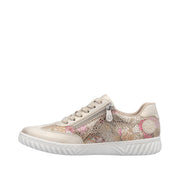 Rieker Edna N0902-90 Gold Shoes