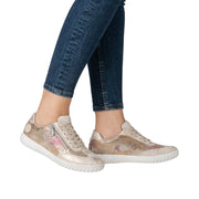 Rieker Edna N0902-90 Gold Shoes