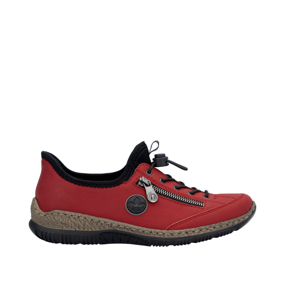 Rieker N3267-33 Red Shoes