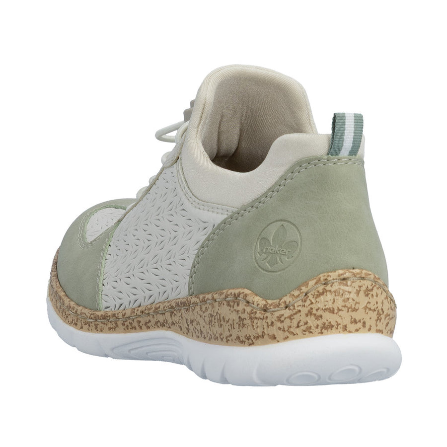 Rieker Nikita N4260-80 White Green Shoes