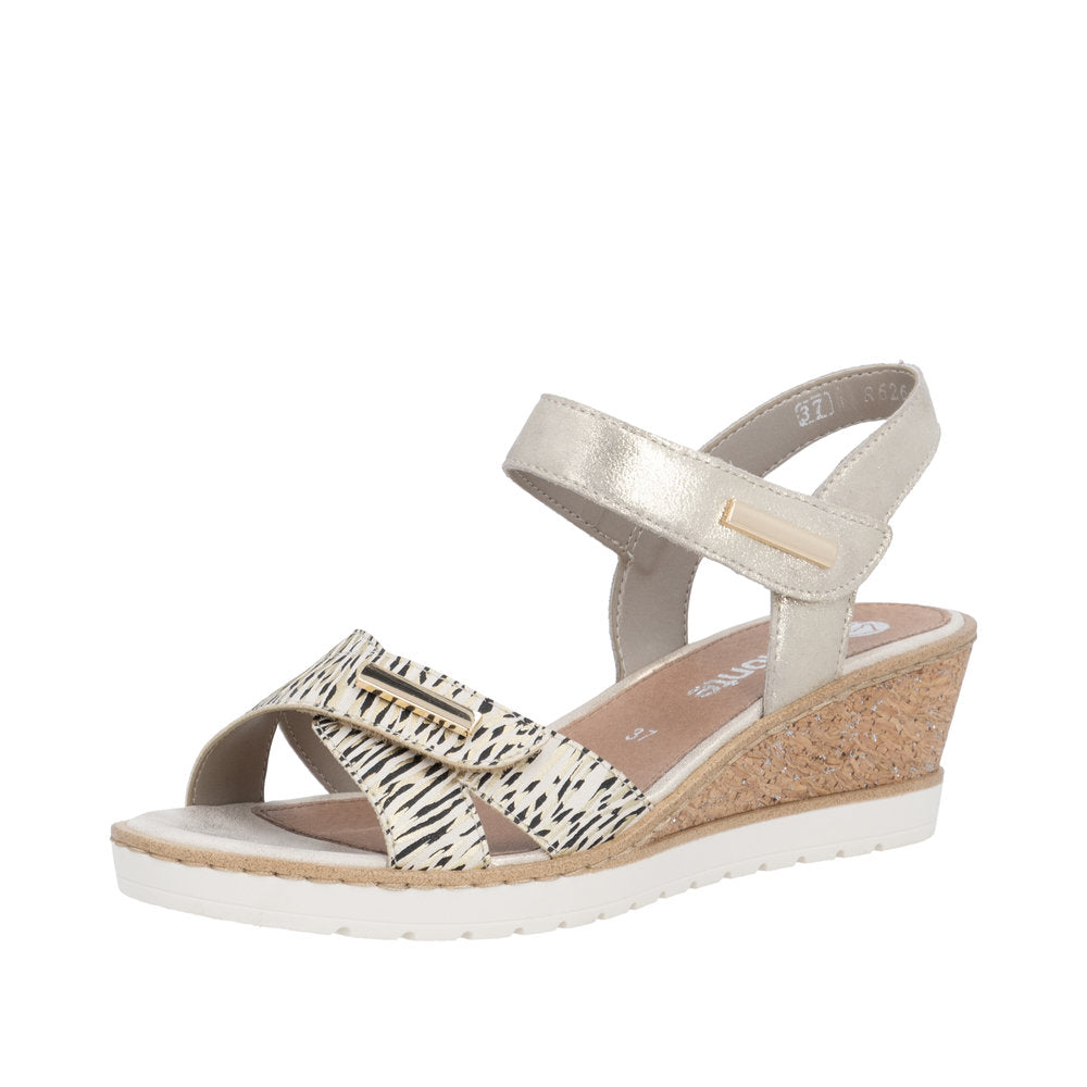 Remonte Fanni R6266-90 Gold Sandals