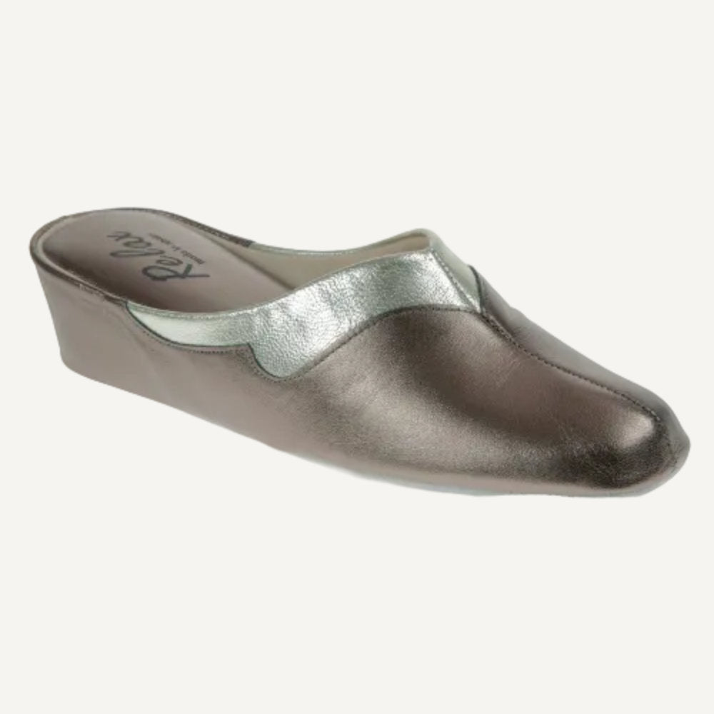 Relax 3131 Messina Pewter/Platinum Slippers