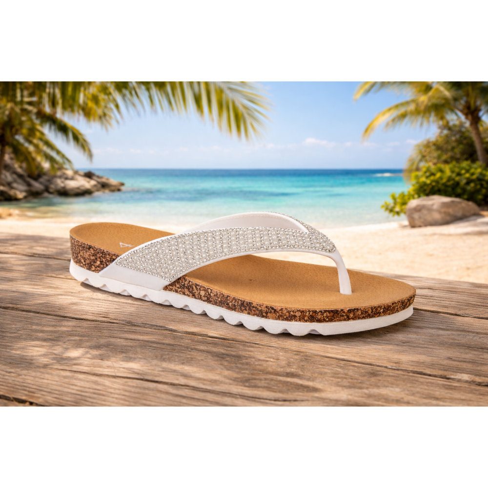 Jo & Joe Sunset White Sandals