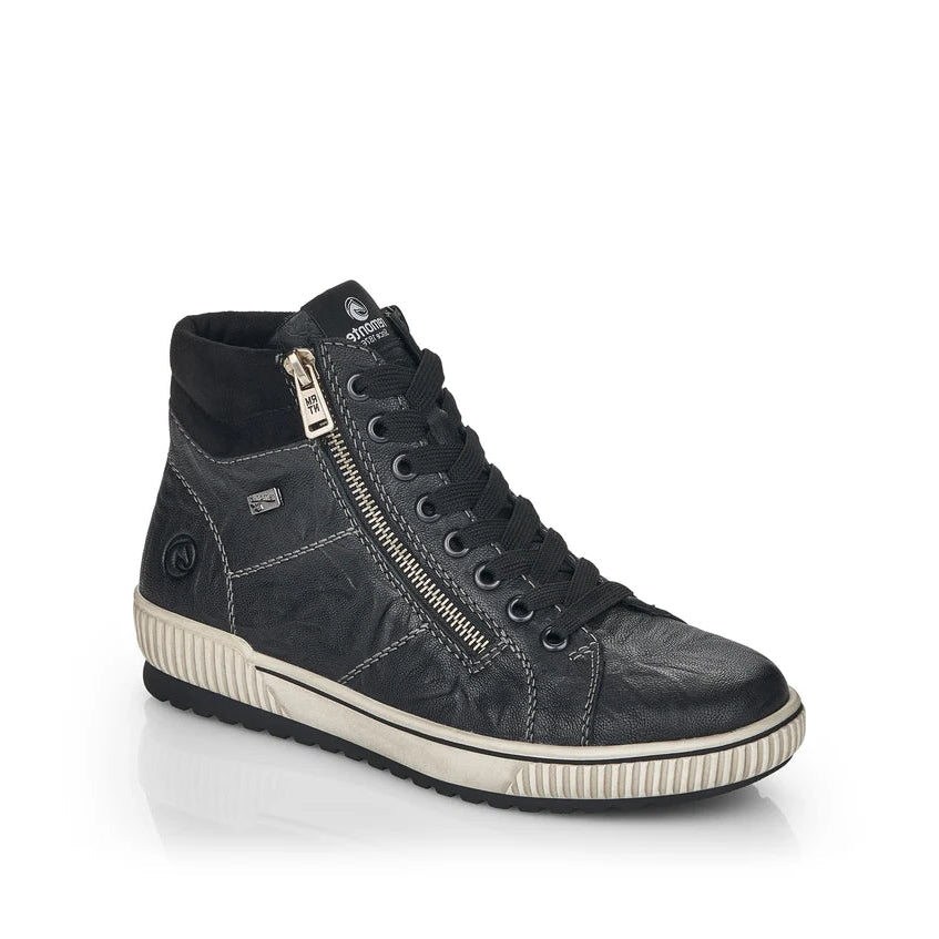 Remonte Maditta D0772-01 Black Lace-Up Boots
