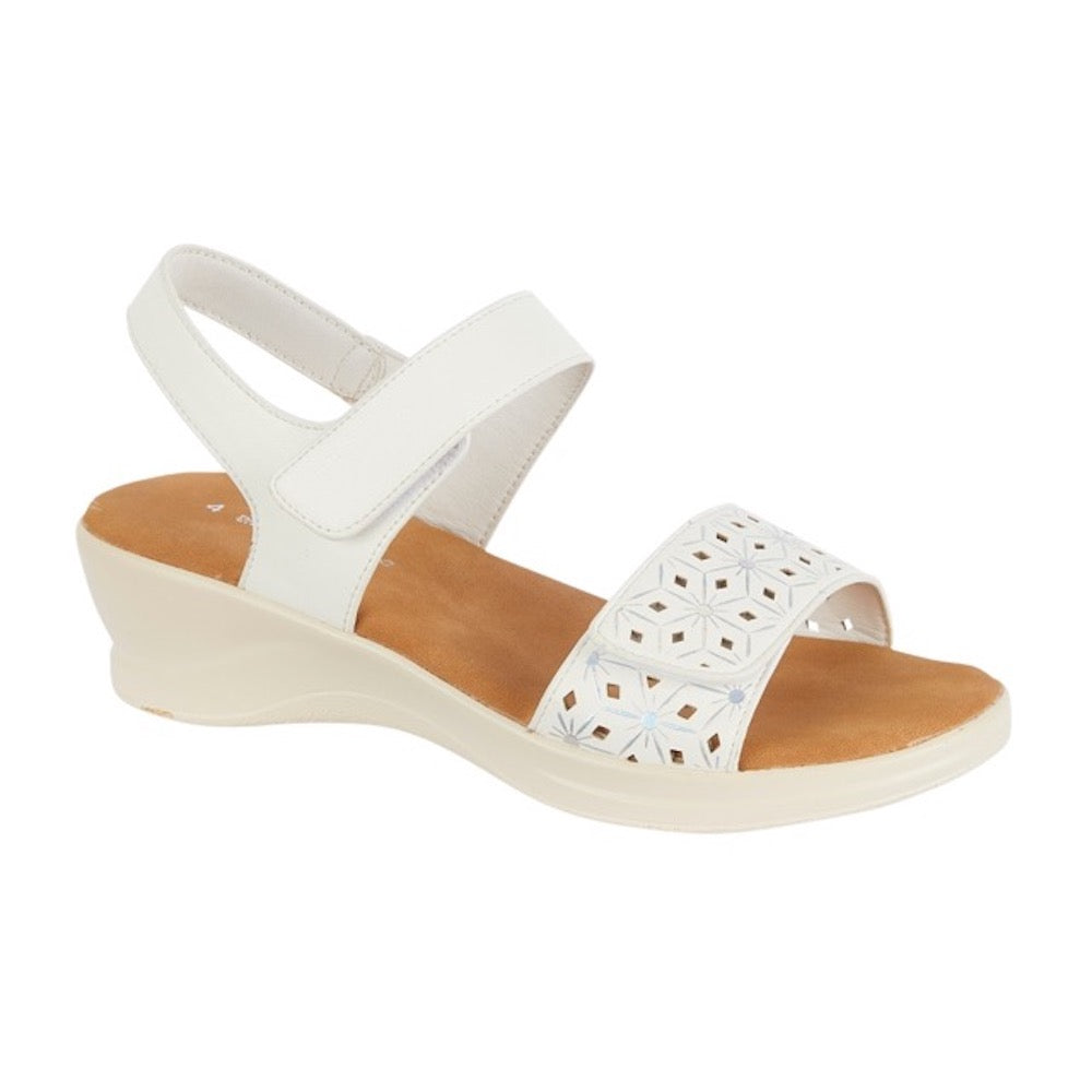Jo & Joe Cassandra White Sandals