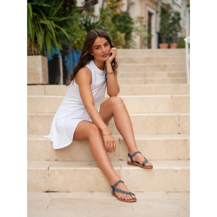Lunar Charlotte II Navy Sandals