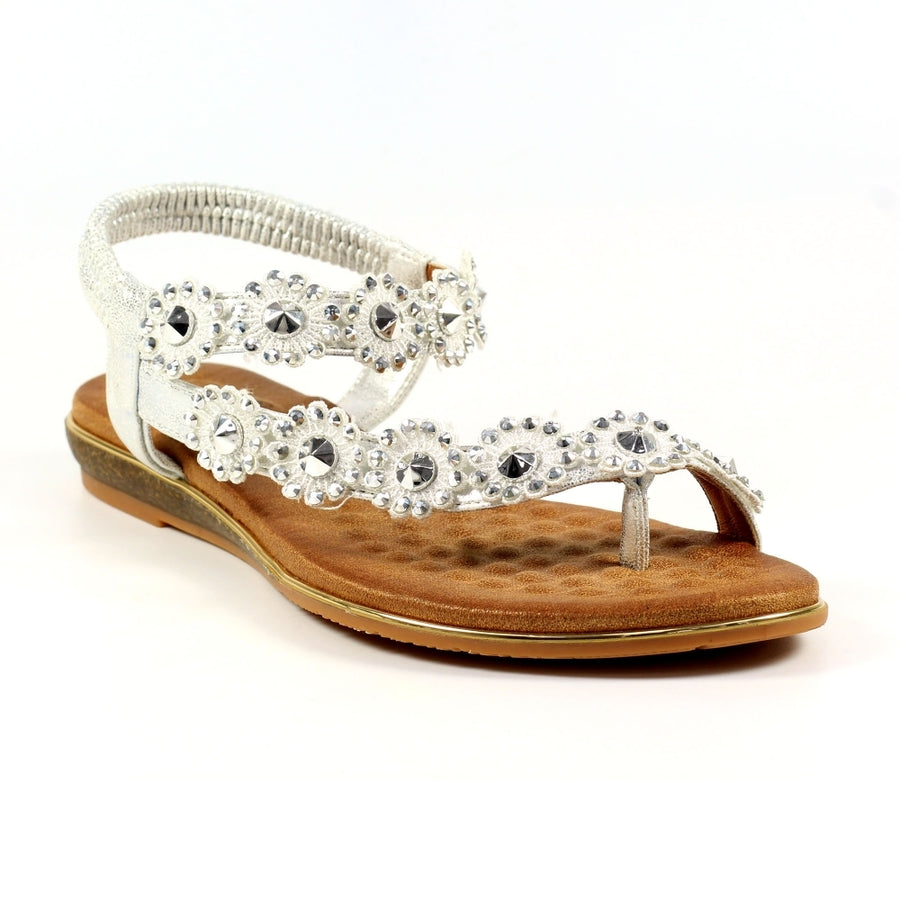 Lunar Charlotte II Silver Sandals