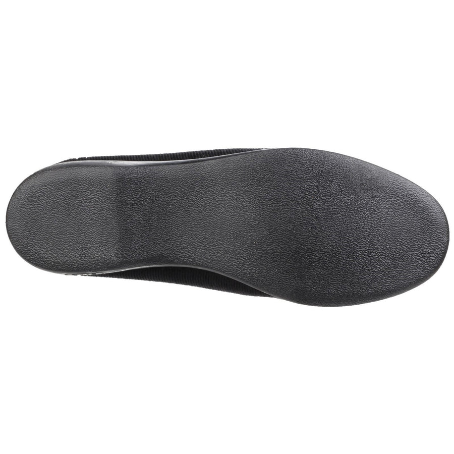 GBS Audrey Ladies Black Slippers