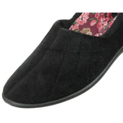 GBS Audrey Ladies Black Slippers