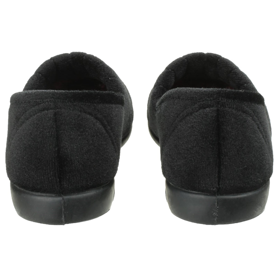 GBS Audrey Ladies Black Slippers