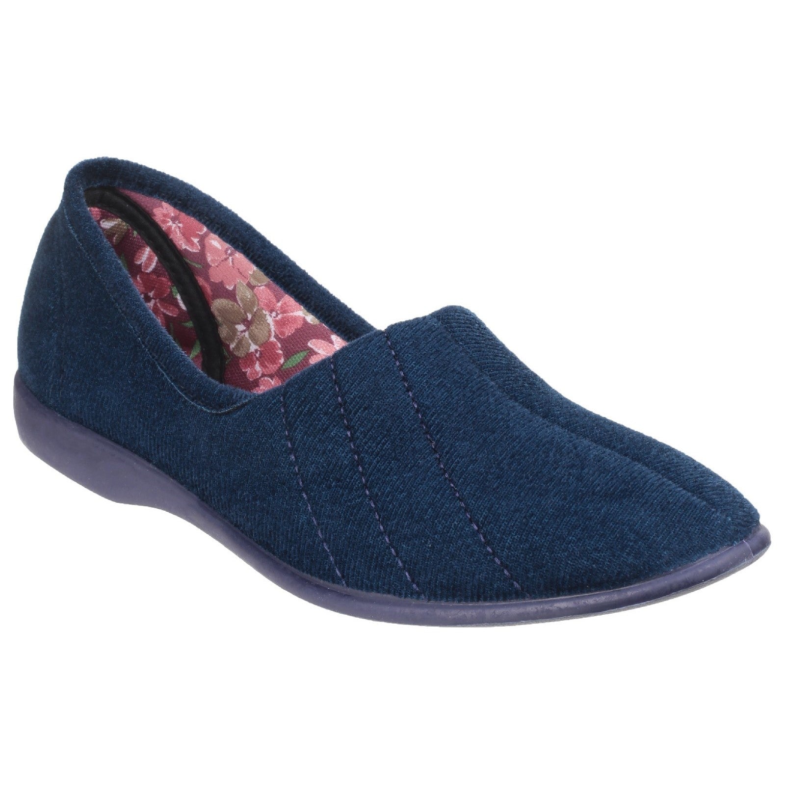 GBS Audrey Ladies Navy Slippers