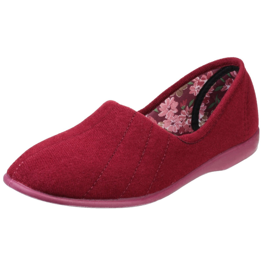 GBS Audrey Ladies Red Slippers