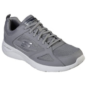 Skechers 58363 Grey Dynamight 2.0 Lace Up Memory Foam Trainers