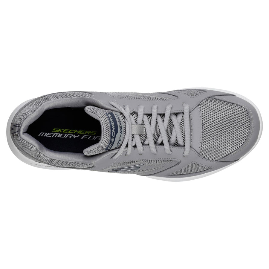 Skechers 58363 Grey Dynamight 2.0 Lace Up Memory Foam Trainers