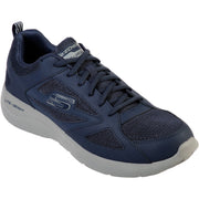 Skechers 58363 Navy Dynamight 2.0 Lace Up Memory Foam Trainers