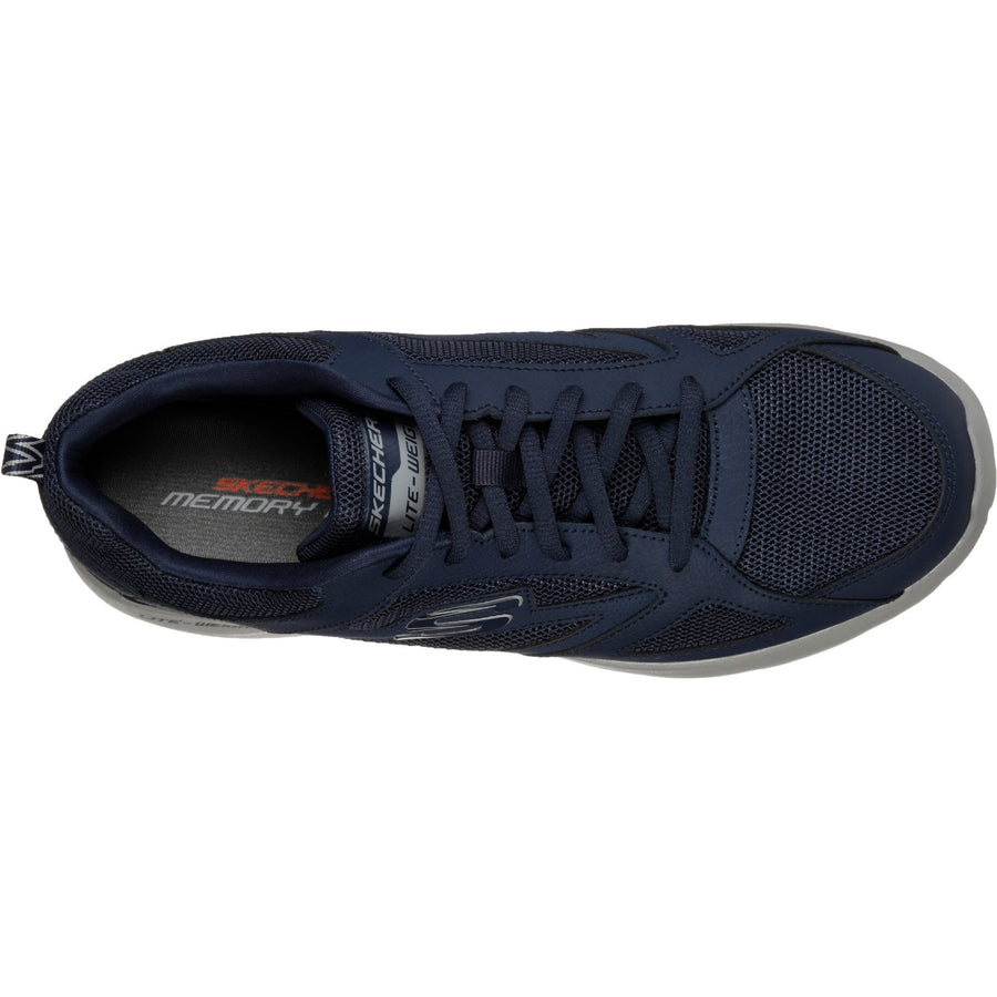 Skechers 58363 Navy Dynamight 2.0 Lace Up Memory Foam Trainers