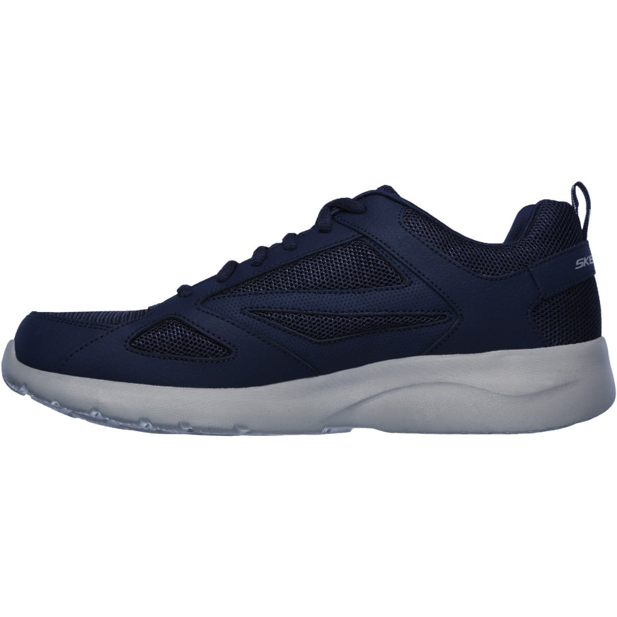Skechers 58363 Navy Dynamight 2.0 Lace Up Memory Foam Trainers