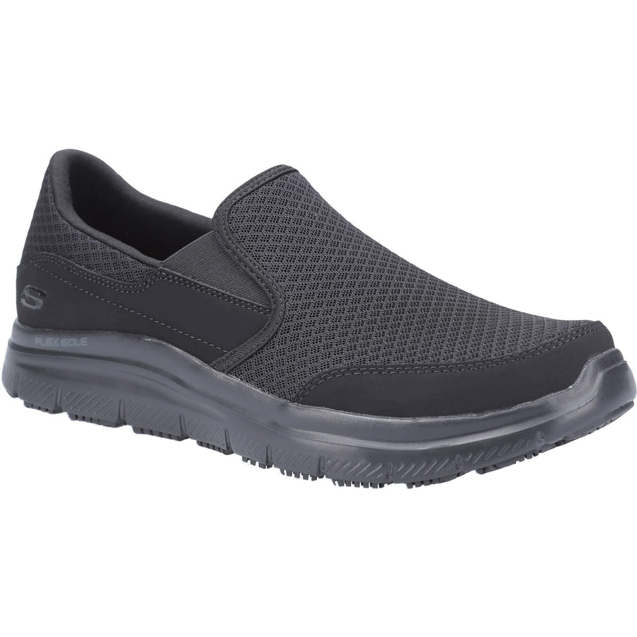 Skechers 77048EC Black Workwear Flex Advantage - Mcallen Sr Occupational Shoes