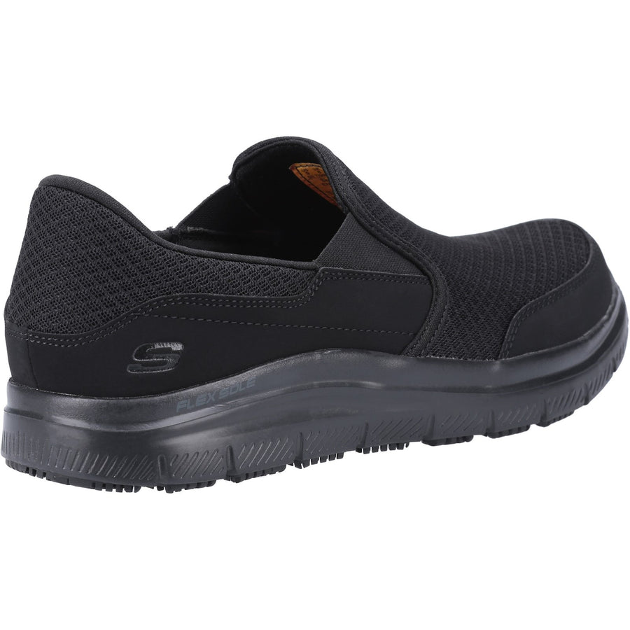 Skechers 77048EC Black Workwear Flex Advantage - Mcallen Sr Occupational Shoes