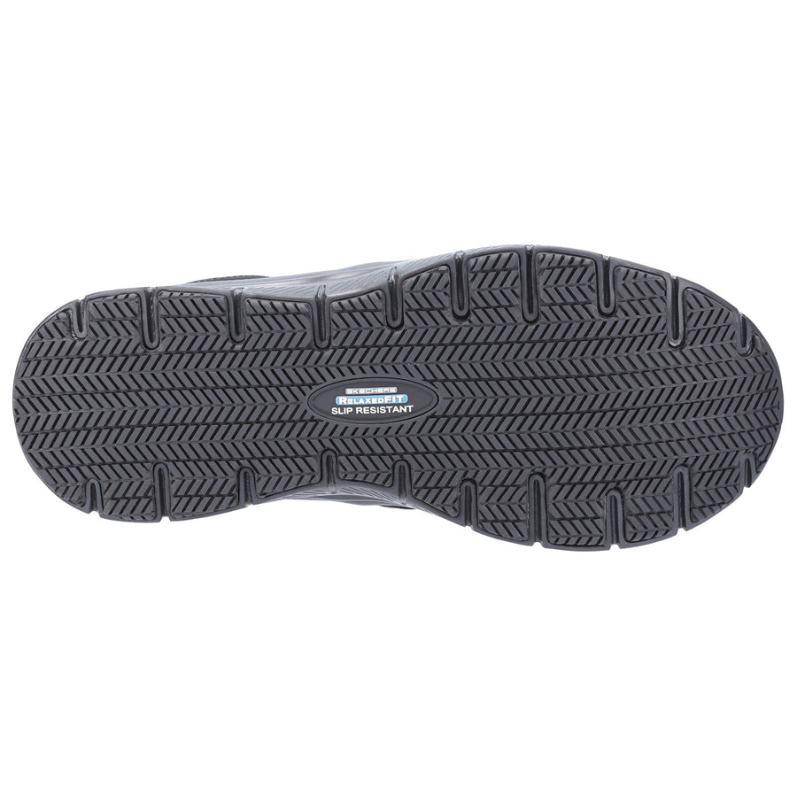 Skechers 77048EC Black Workwear Flex Advantage - Mcallen Sr Occupational Shoes