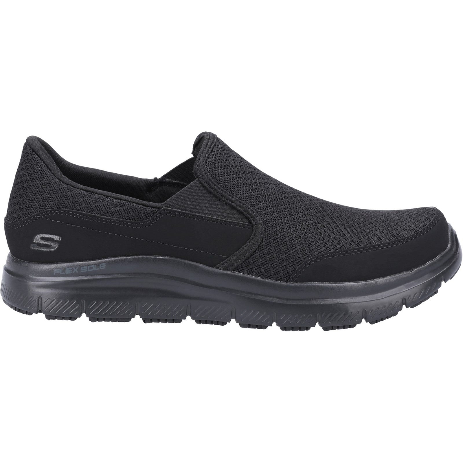 Skechers 77048EC Black Workwear Flex Advantage - Mcallen Sr Occupational Shoes