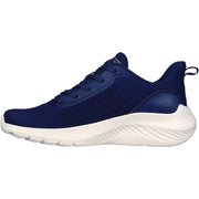 Skechers 117470 Navy Bobs Squad Waves Trainers