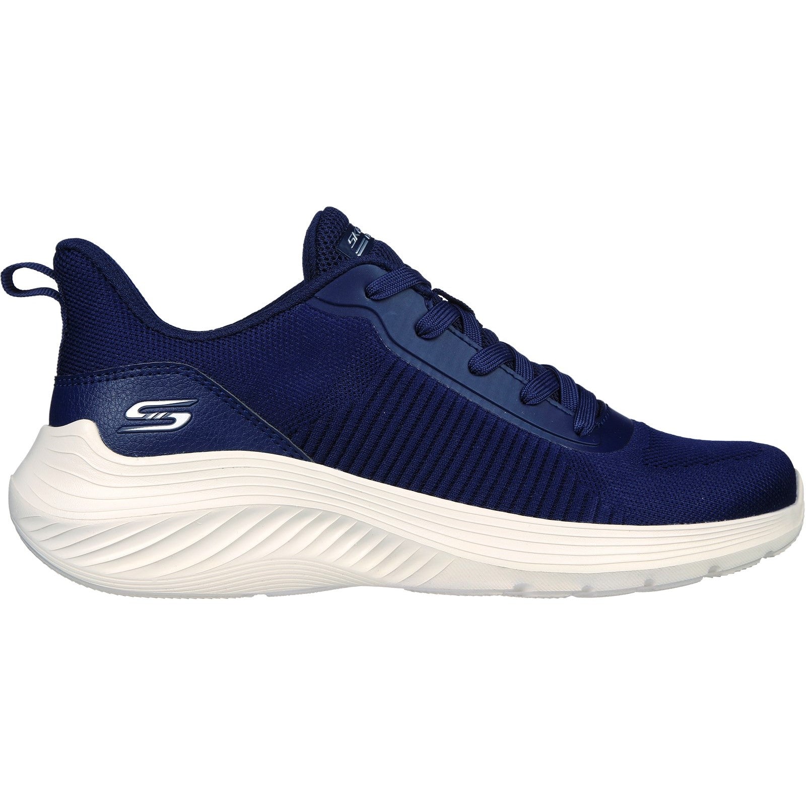 Skechers 117470 Navy Bobs Squad Waves Trainers