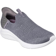 Skechers 149709 Grey Ultra Flex 3.0 Smooth Step Trainers