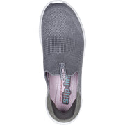 Skechers 149709 Grey Ultra Flex 3.0 Smooth Step Trainers