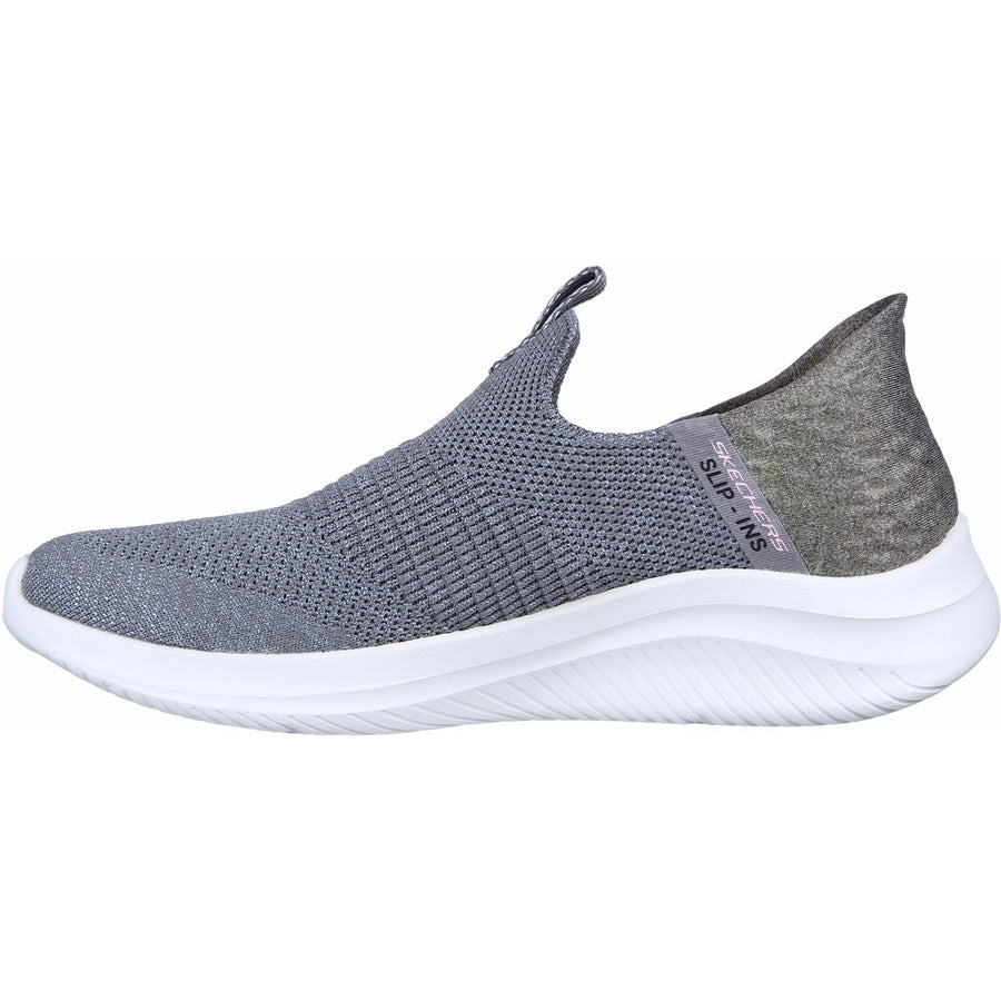 Skechers 149709 Grey Ultra Flex 3.0 Smooth Step Trainers