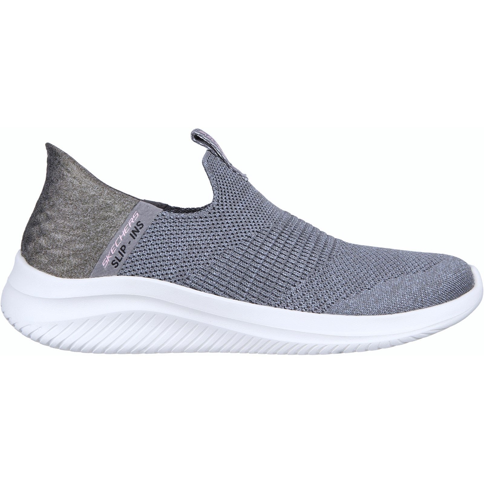 Skechers 149709 Grey Ultra Flex 3.0 Smooth Step Trainers