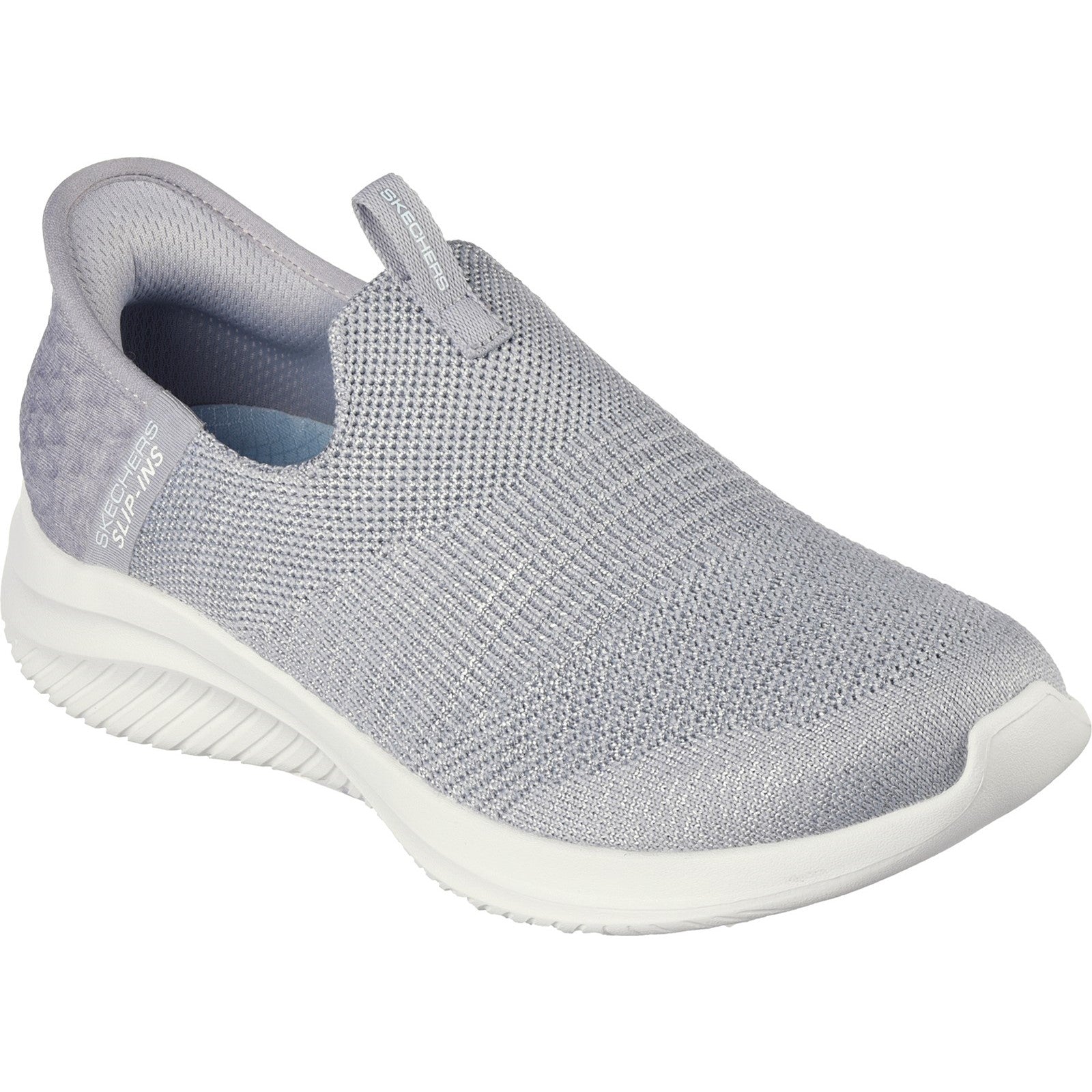 Skechers 149709 Light Grey Ultra Flex 3.0 Smooth Step Trainers