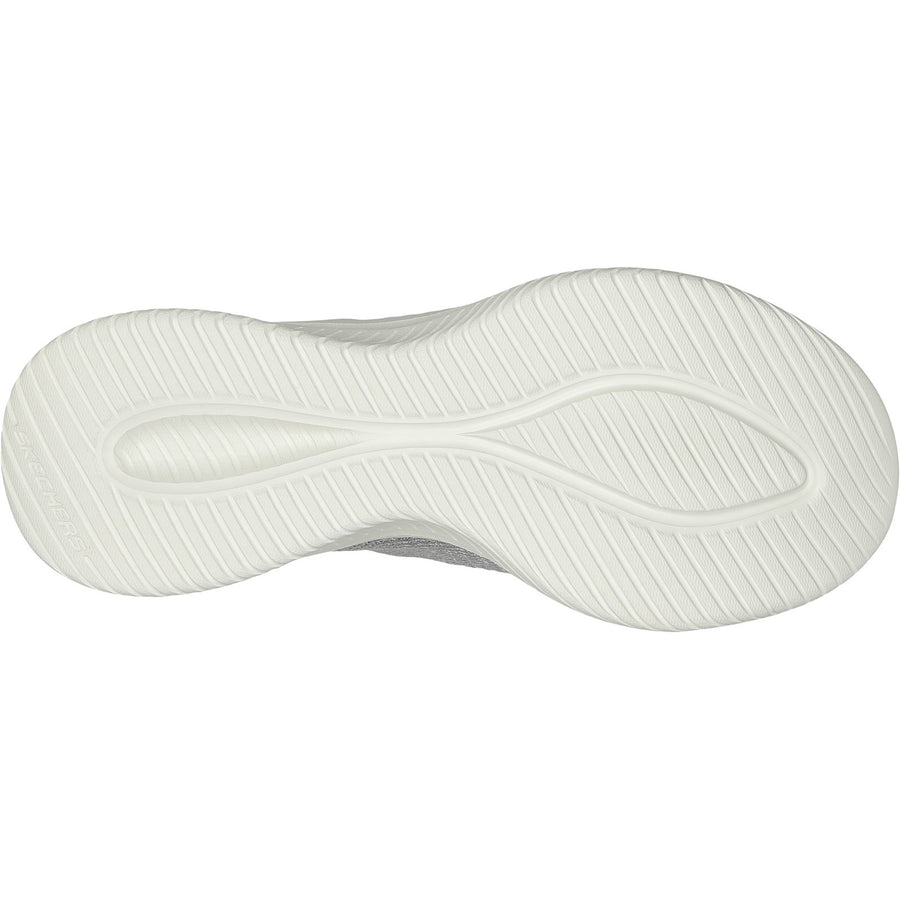 Skechers 149709 Light Grey Ultra Flex 3.0 Smooth Step Trainers
