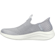 Skechers 149709 Light Grey Ultra Flex 3.0 Smooth Step Trainers
