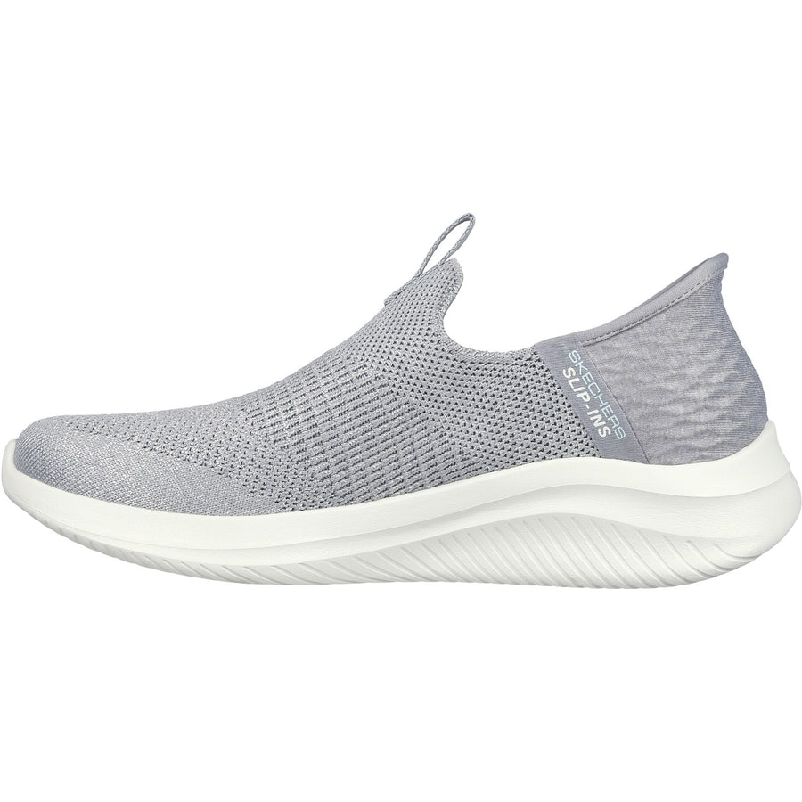 Skechers 149709 Light Grey Ultra Flex 3.0 Smooth Step Trainers
