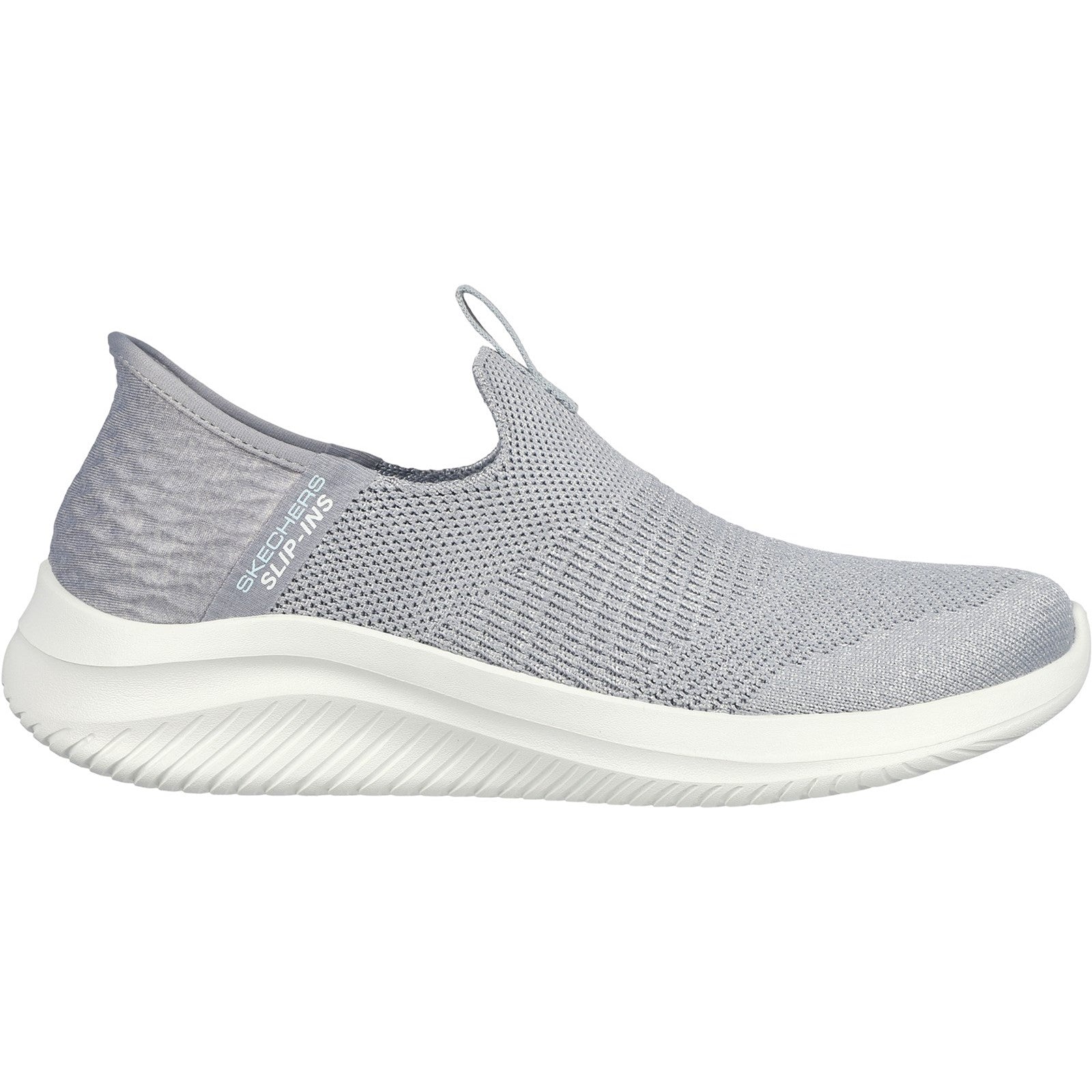 Skechers 149709 Light Grey Ultra Flex 3.0 Smooth Step Trainers