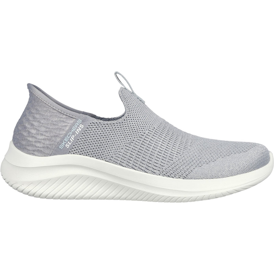 Skechers 149709 Light Grey Ultra Flex 3.0 Smooth Step Trainers