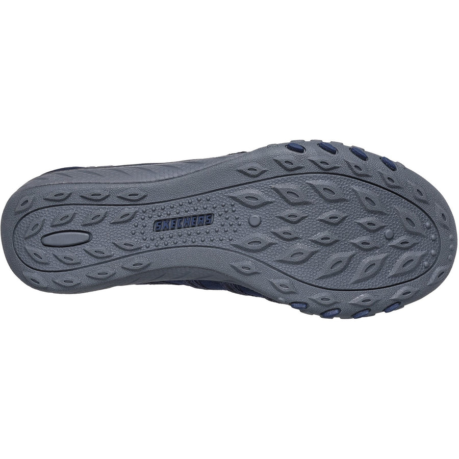 Skechers 100593 Navy Breathe-Easy - Roll-With-Me Trainers