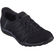 Skechers 100593 Black Breathe-Easy - Roll-With-Me Trainers
