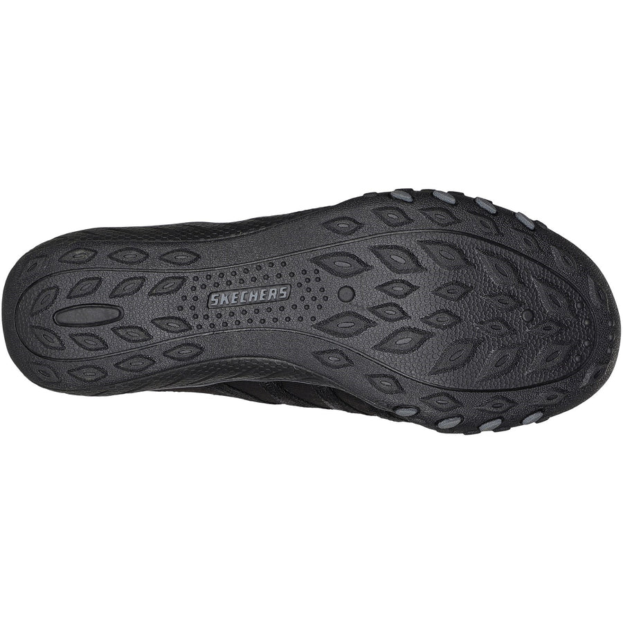 Skechers 100593 Black Breathe-Easy - Roll-With-Me Trainers