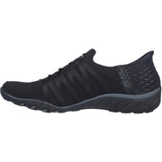 Skechers 100593 Black Breathe-Easy - Roll-With-Me Trainers