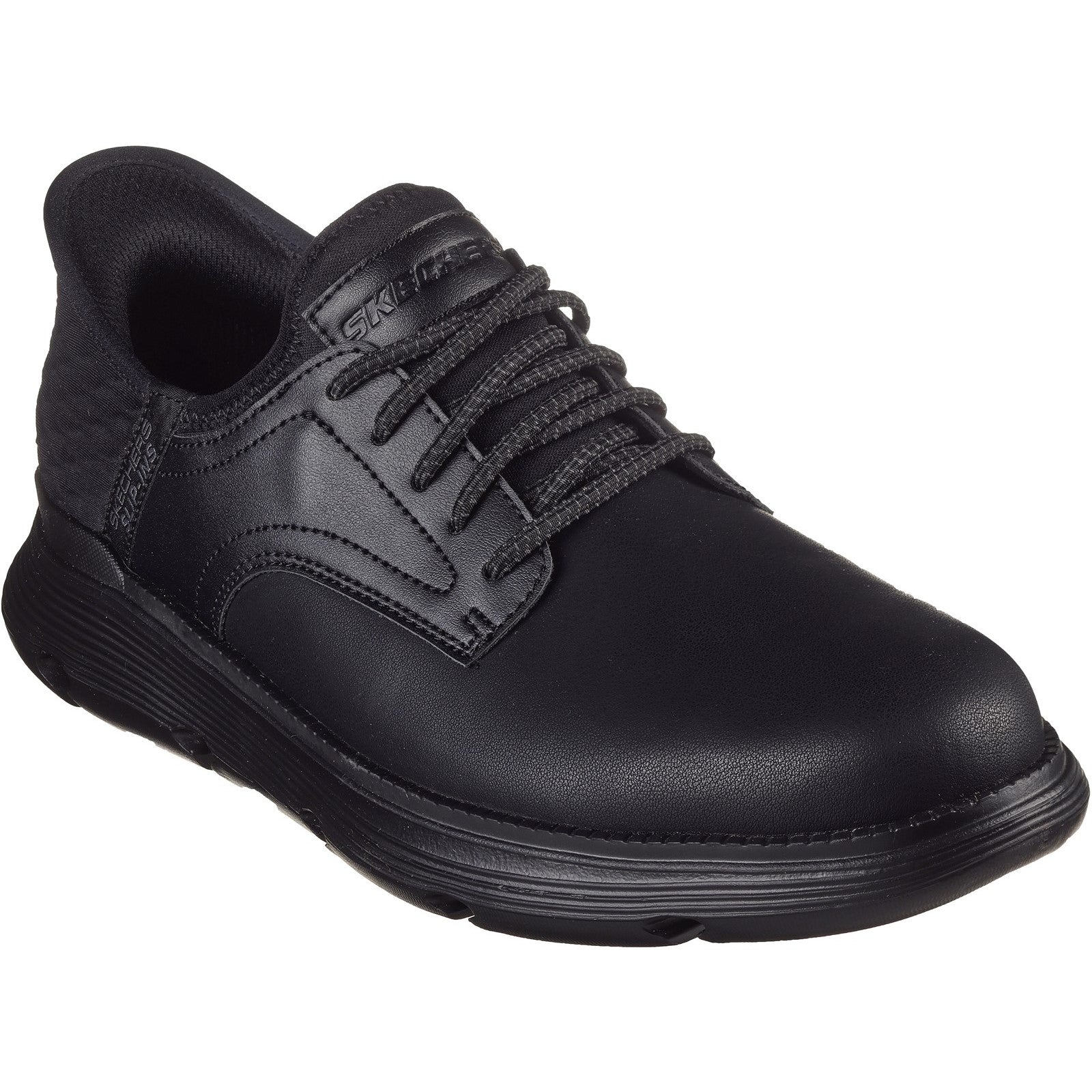 Skechers 205046 Black Garza - Gervin Oxford Trainers