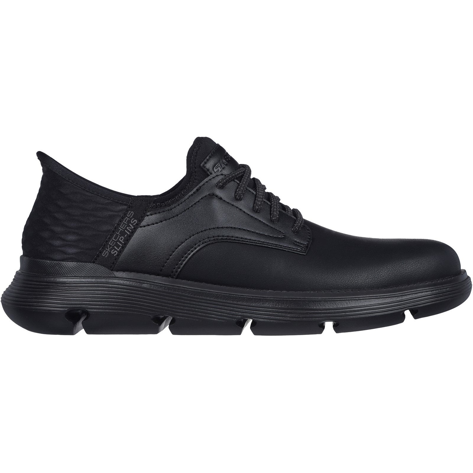 Skechers 205046 Black Garza - Gervin Oxford Trainers