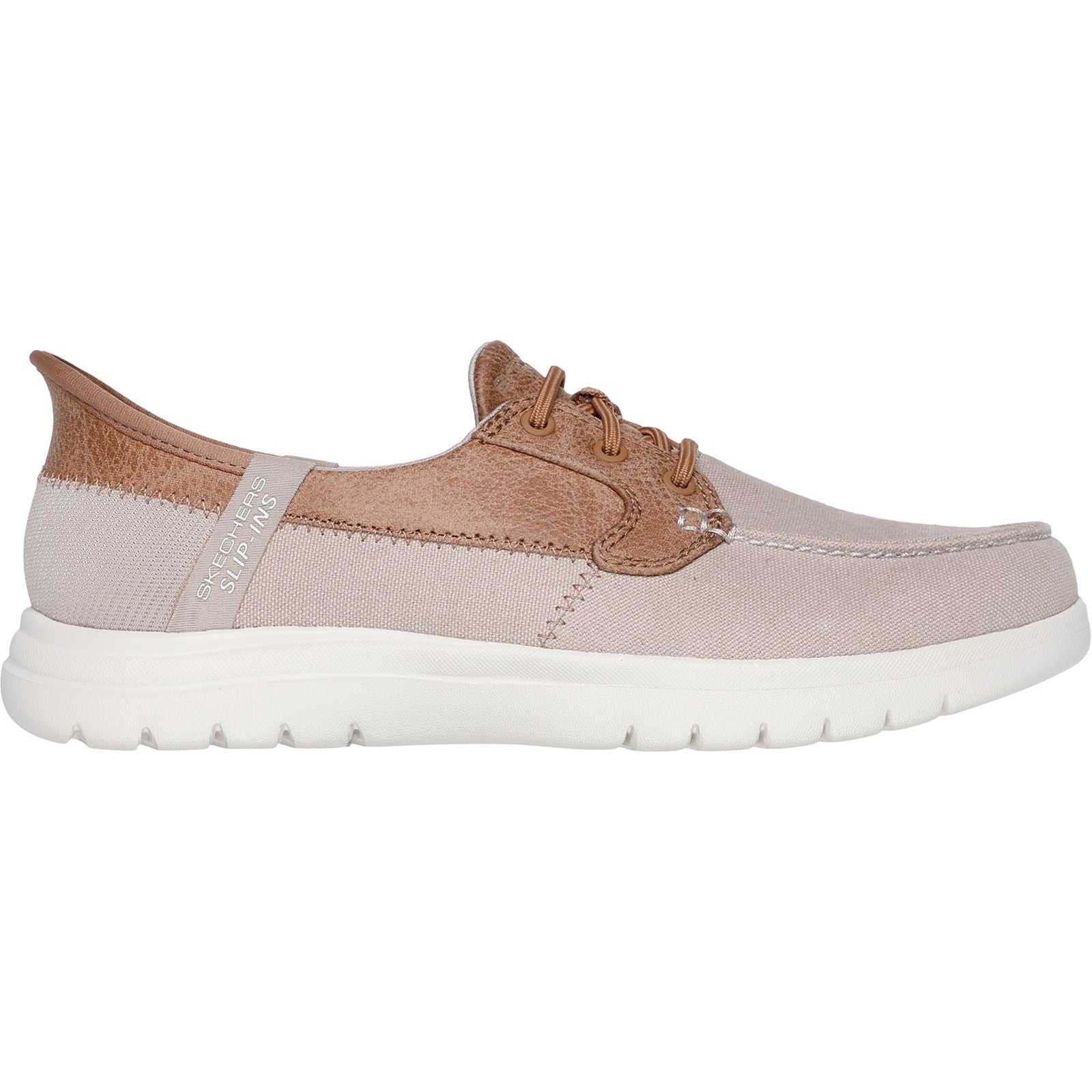 Skechers 136536 Taupe On-The-Go Flex - Palmilla Boat Shoes
