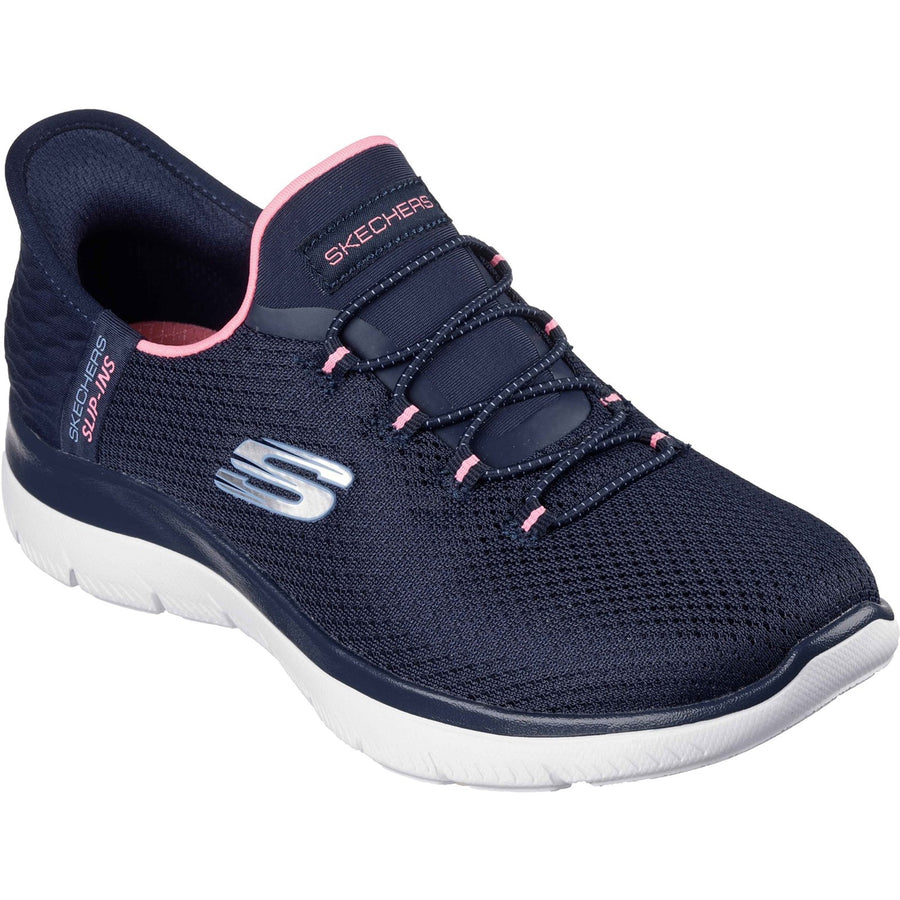 Skechers 150123 Navy Pink Summits - Diamond Dream Trainers