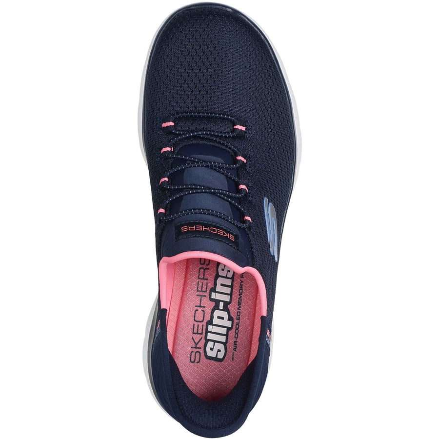 Skechers 150123 Navy Pink Summits - Diamond Dream Trainers