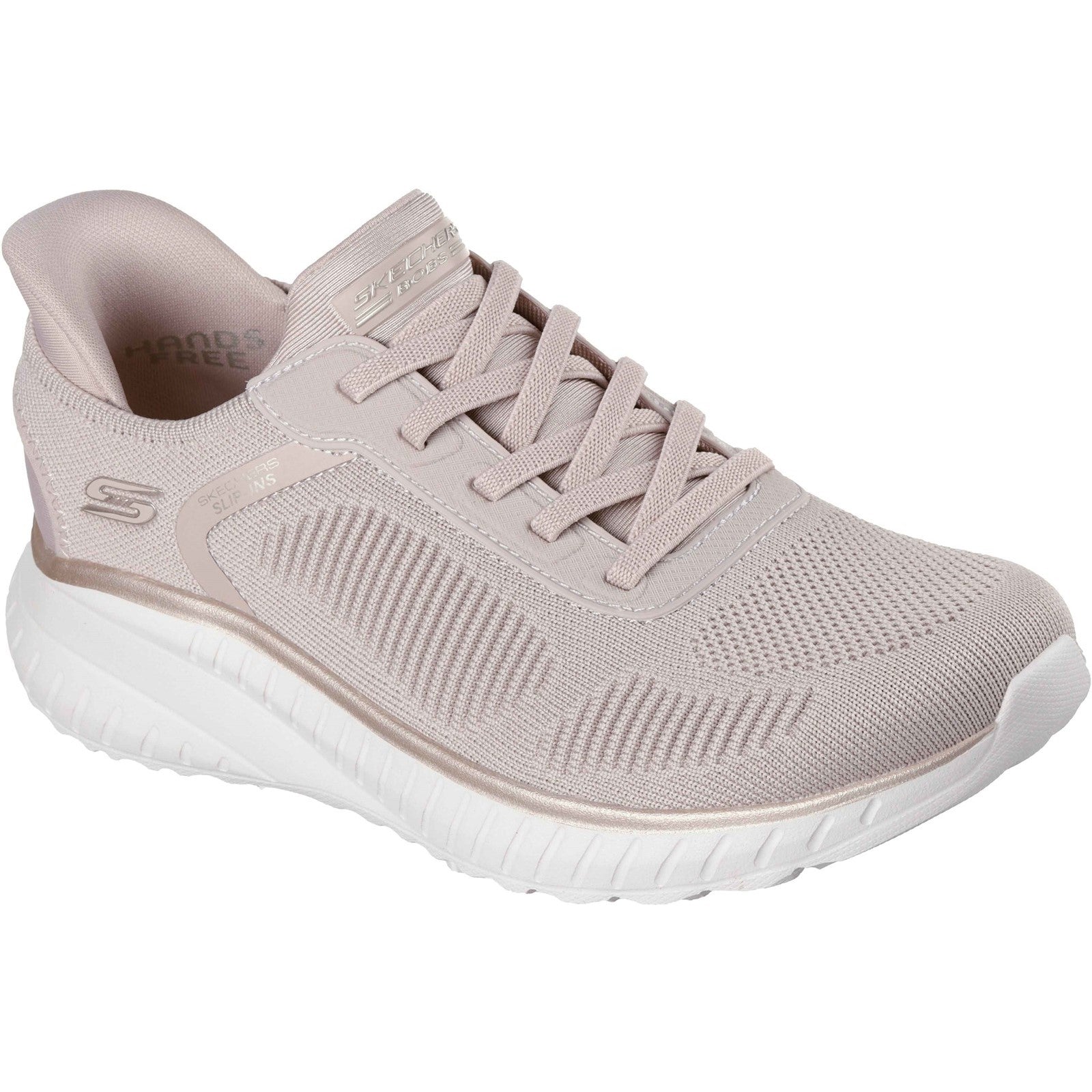 Skechers 117497 Natural Bobs Sport Squad Chaos Trainers